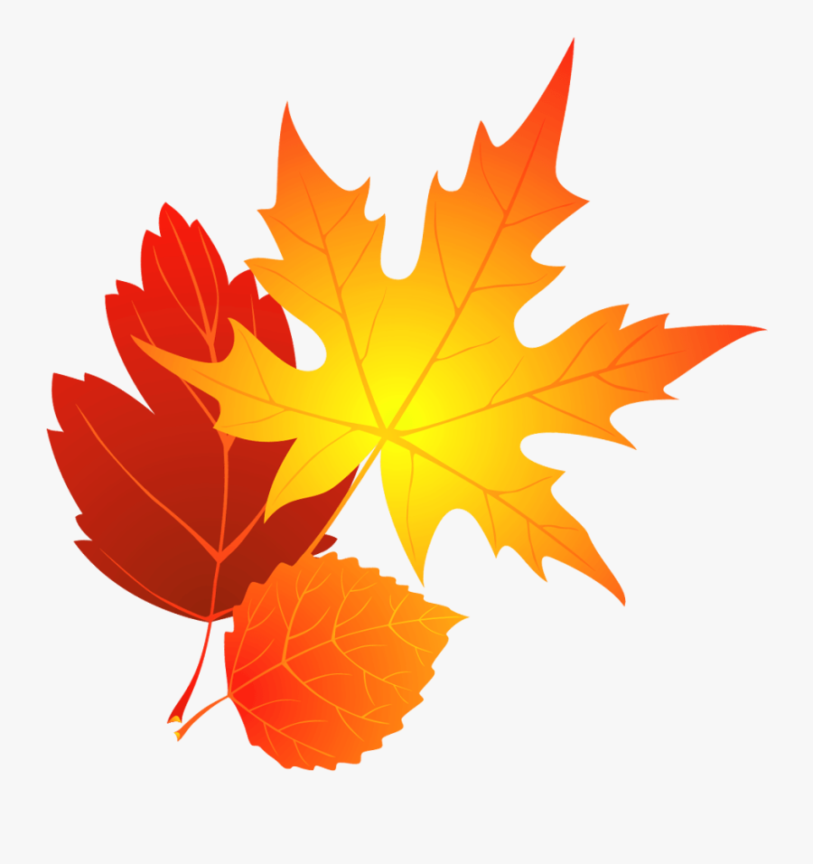 Clip Art Autumn Leaves Clip Art Free - Fall Leaves Transparent Background, Transparent Clipart