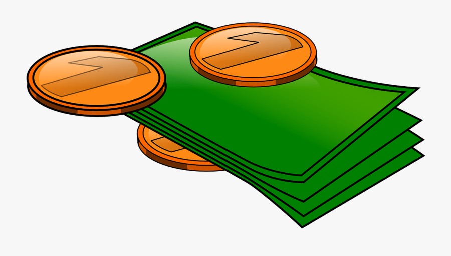 Bills Coins Cash Money Finance Currency Ba - Money Clipart Transparent Background, Transparent Clipart