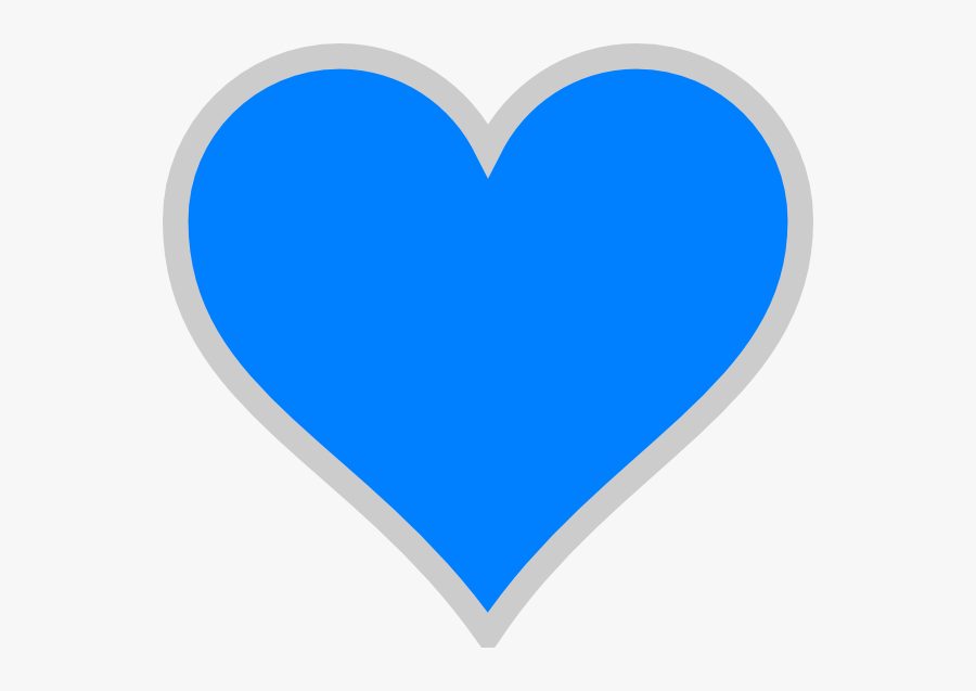 Blue Heart Transparent Background, Transparent Clipart