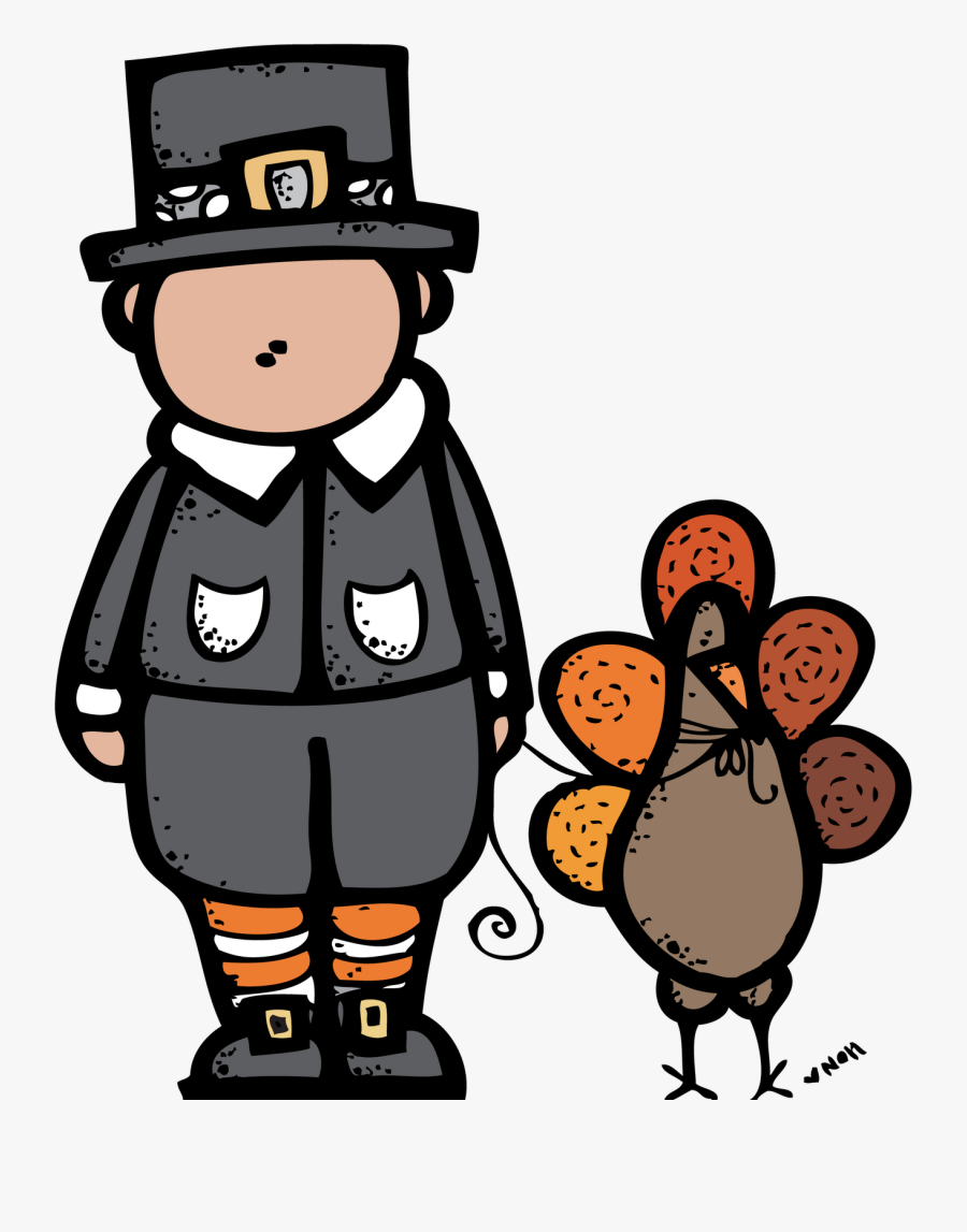 Melonheadz Doodles - Melonheadz Thanksgiving Clipart Black And White, Transparent Clipart