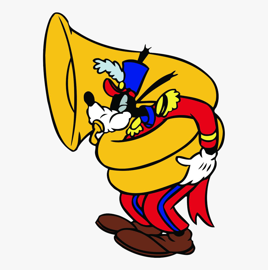 Tuba Goofy Music Clipart - Goofy Tuba, Transparent Clipart