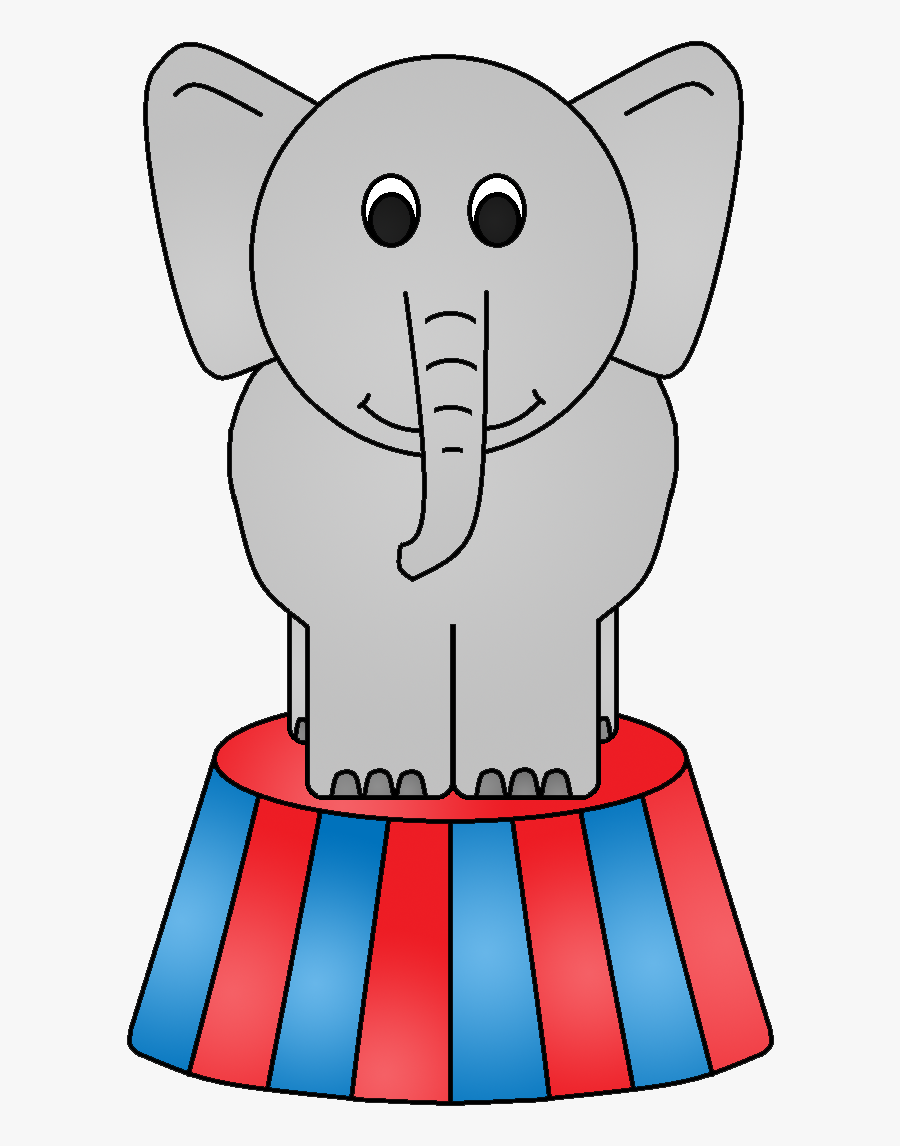 Baby - Elephant Circus Kids Cartoon, Transparent Clipart