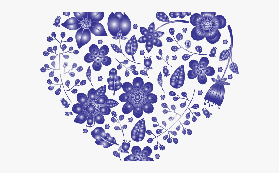 Transparent Blue Flowers Clipart - Flower Icon Transparent Background, Transparent Clipart