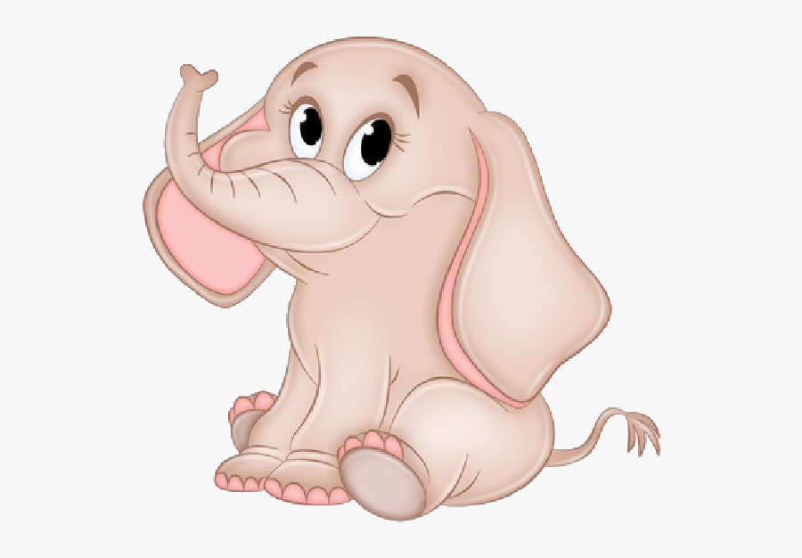 Funny Baby Elephant Images Cliparts - Cute Baby Elephant Cartoon, Transparent Clipart