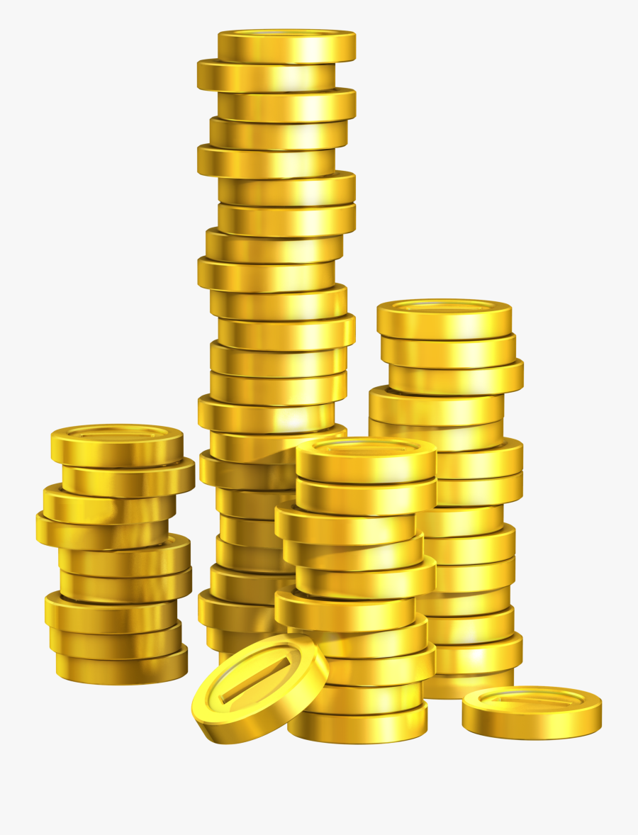 Trends For Stack Gold Coins Png Cliparts - Stack Of Coins Mario, Transparent Clipart