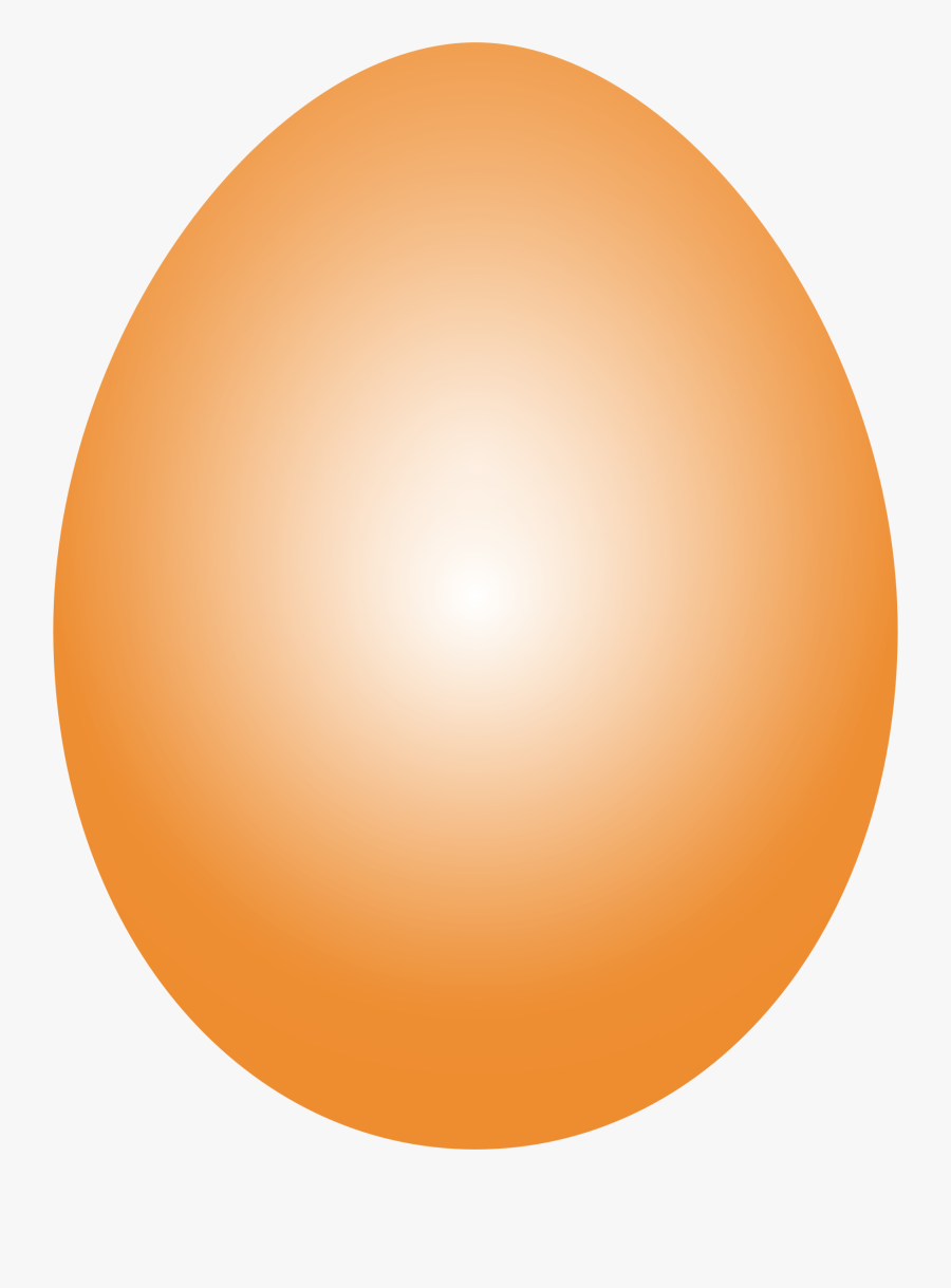 Clipart Orange Easter Egg - Circle, Transparent Clipart