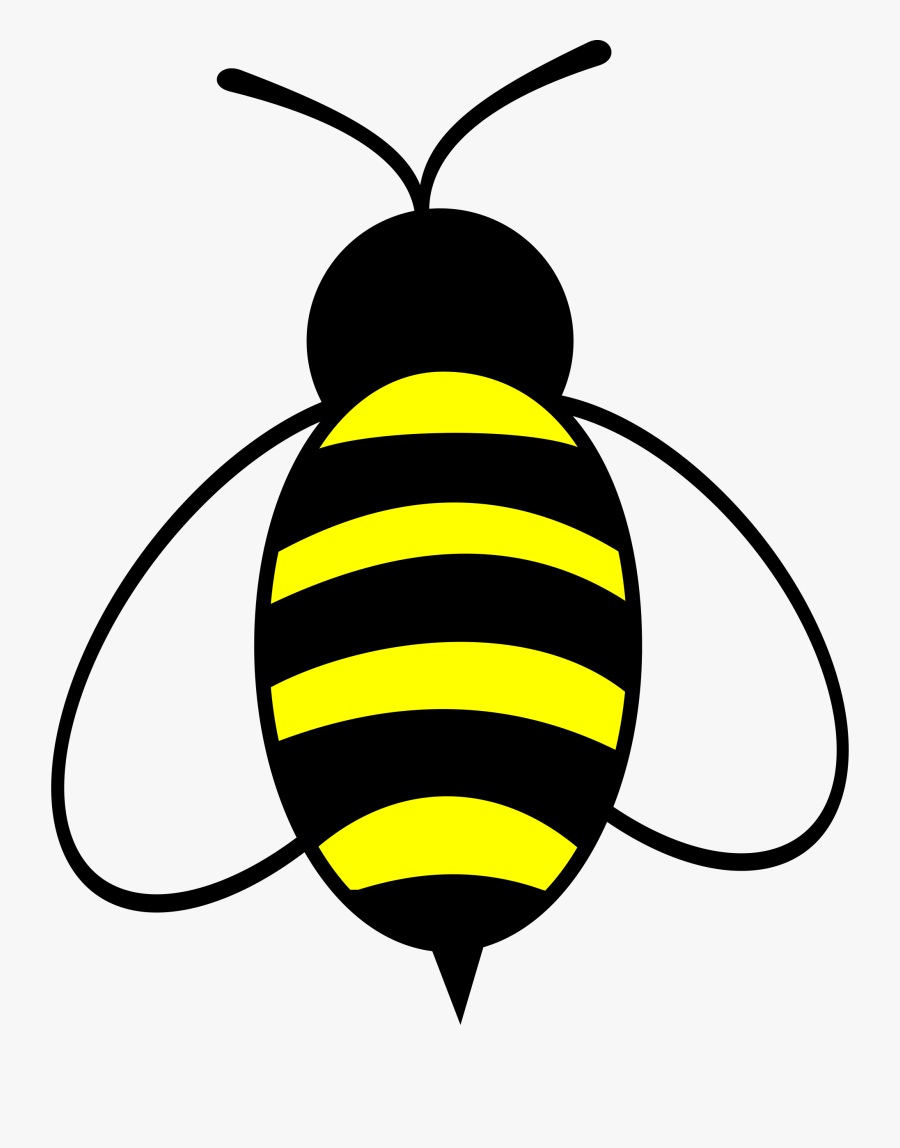 Bee Clipart Vector - Clip Art Bumble Bee, Transparent Clipart