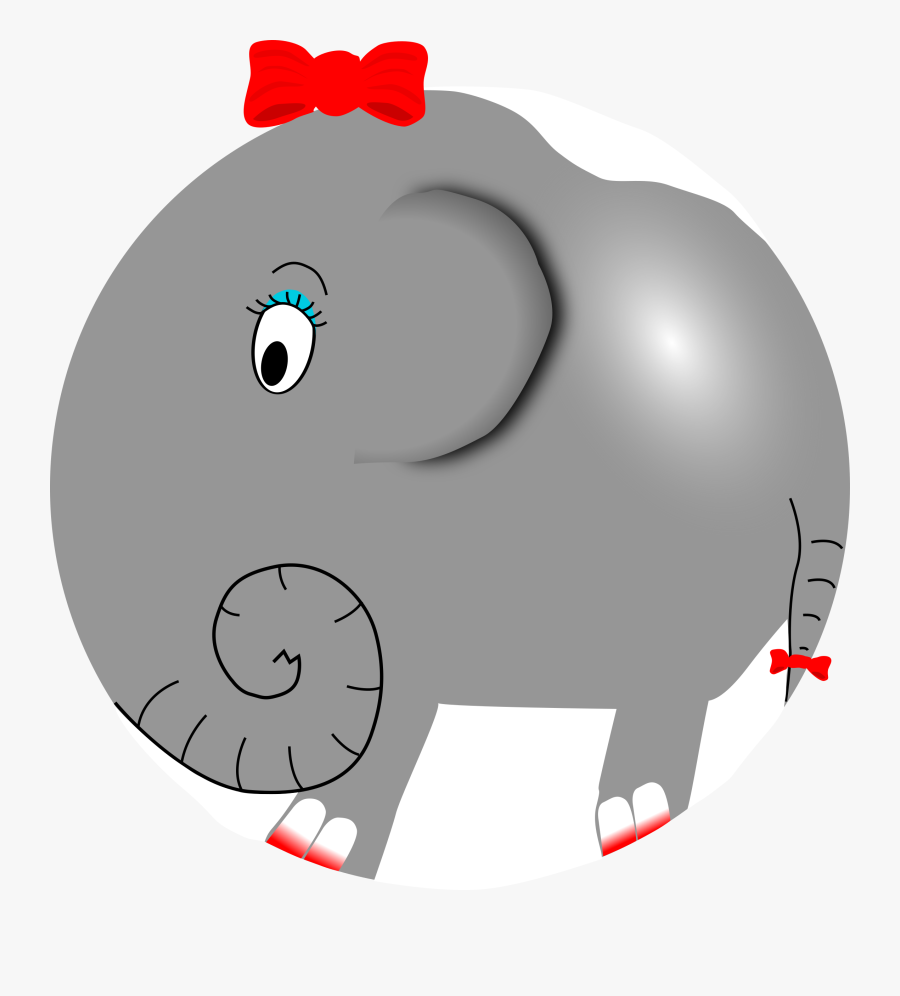 Free Elephant Clipart And Animations - Elephant Cartoon, Transparent Clipart