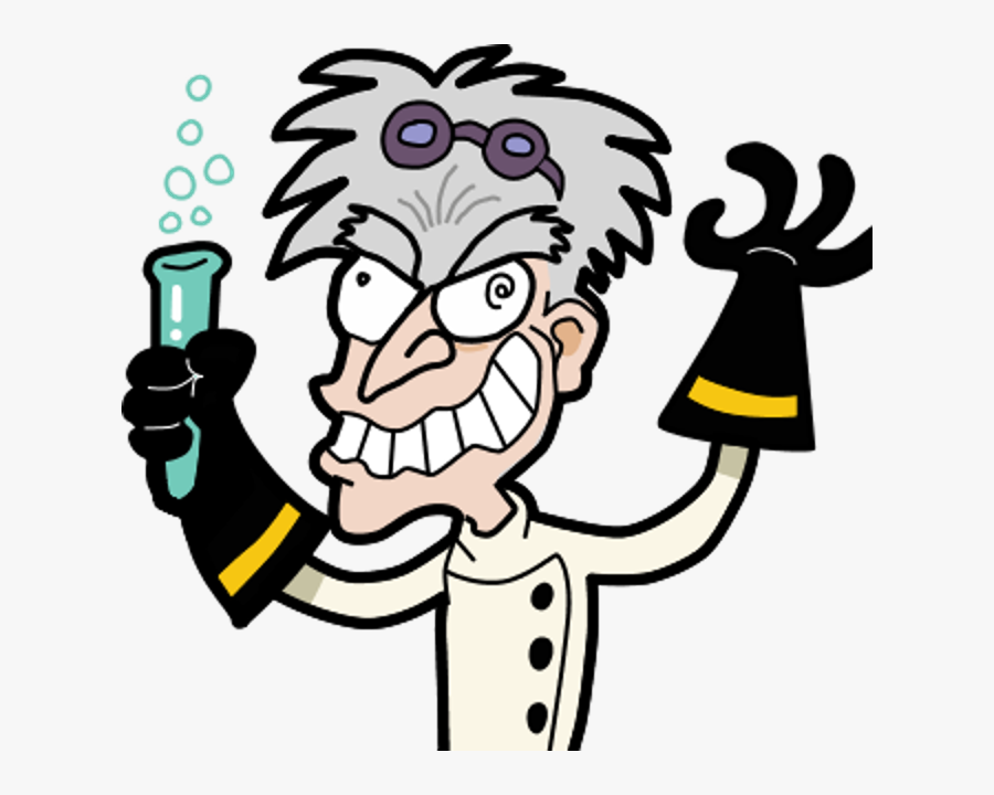 Multiple Working Hypotheses - Clip Art Mad Scientist, Transparent Clipart
