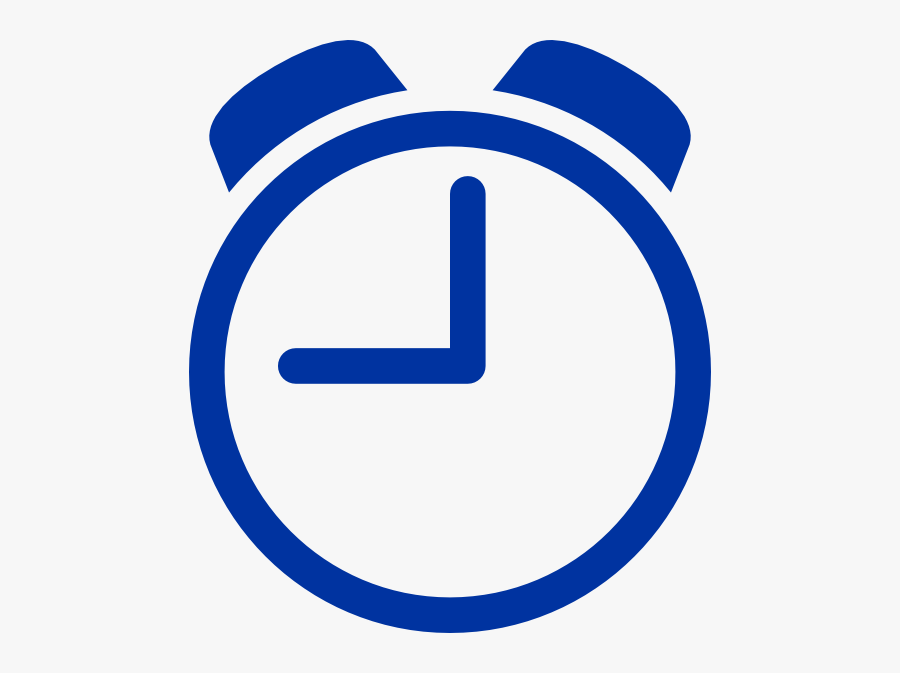 Blue Clock Clip Art At Clkercom Vector Online Clipart - Clock Icon Clipart Png, Transparent Clipart