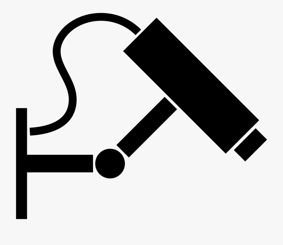 Onlinelabels Clip Art Pictogram - Surveillance Camera Clipart, Transparent Clipart