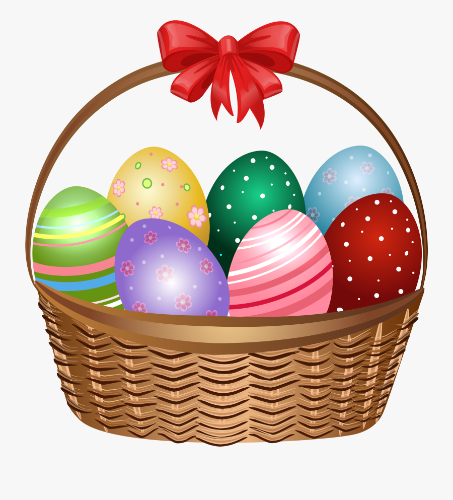 Easter Clip Art Png - Transparent Background Easter Basket Clipart, Transparent Clipart