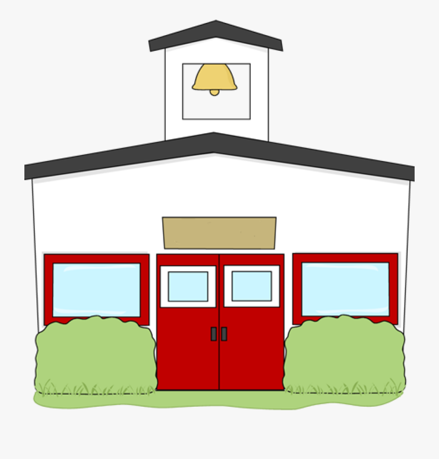 Beautiful School House Clip Art Math Clipart - Transparent Background School Transparent Clipart, Transparent Clipart