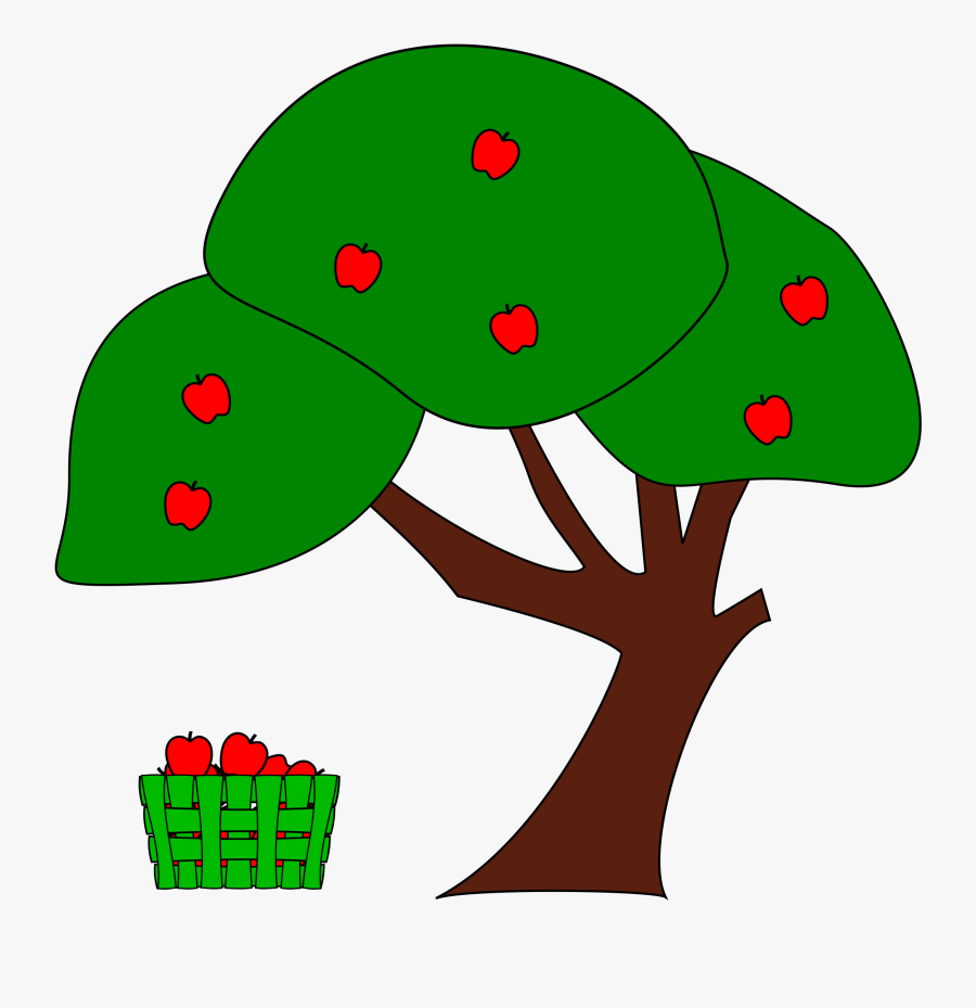 Jpg Freeuse Download Apple Trees Clipart - Apple Tree Clip Art, Transparent Clipart