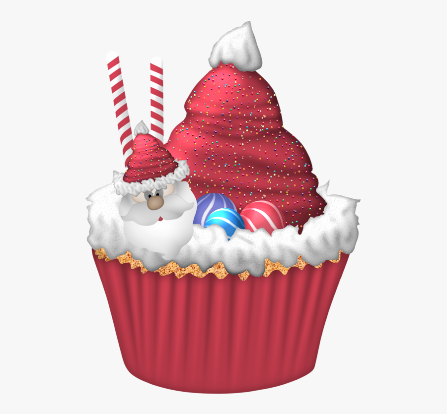 Christmas Birthday Cake Clip Art - Christmas Birthday Cupcake Clipart, Transparent Clipart