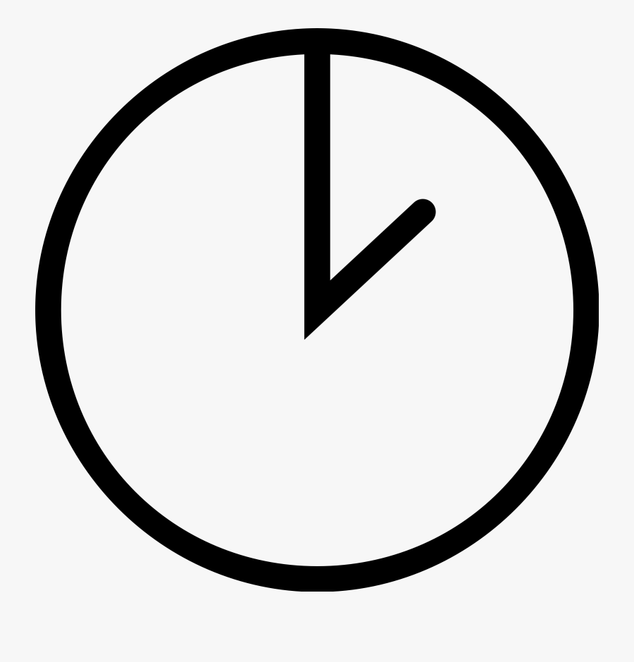28 Collection Of Blank Clock Clipart Png - Clock Icon, Transparent Clipart