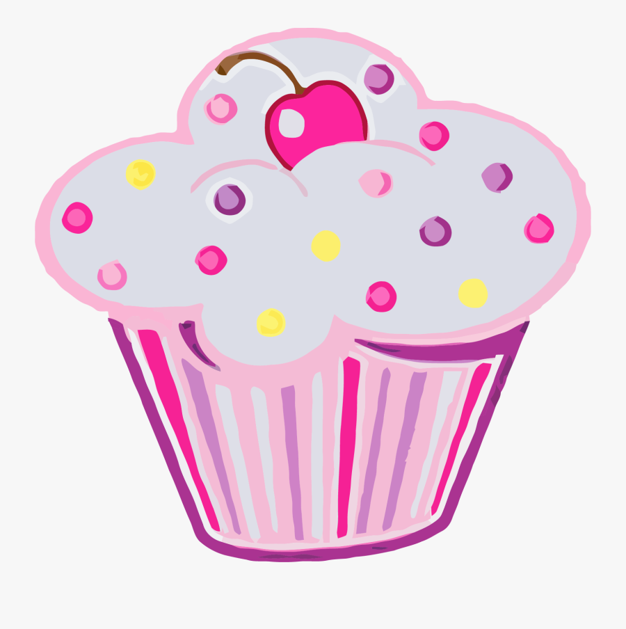 Cupcake Clipart To You - Cartoon Transparent Background Cupcake Clipart, Transparent Clipart