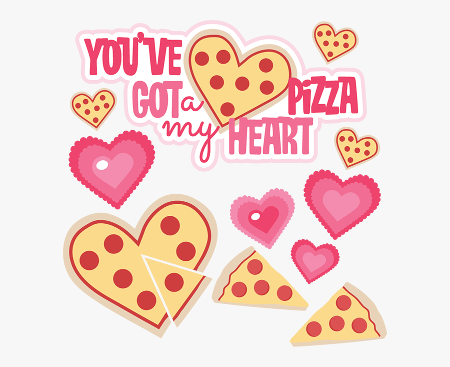Heart Pizza Clipart - Moda Infantil, Transparent Clipart