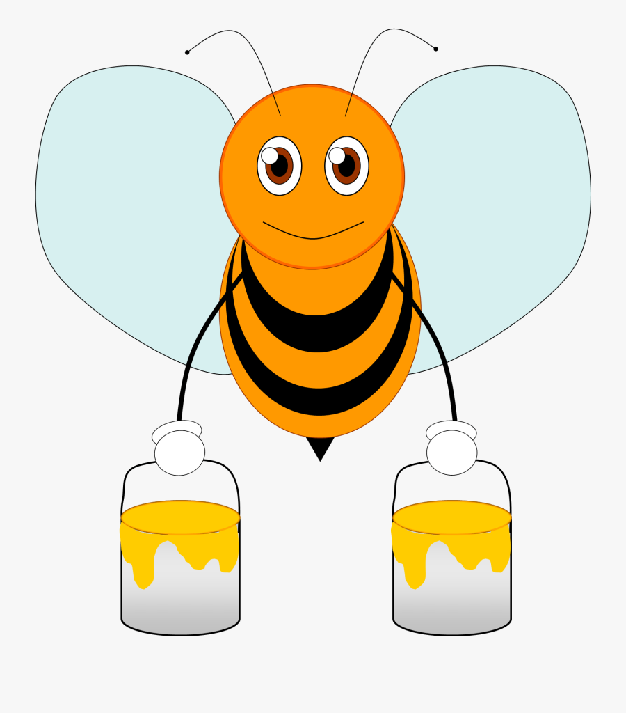 Moving Honey Bee Clipart - Bee Clipart Moving, Transparent Clipart