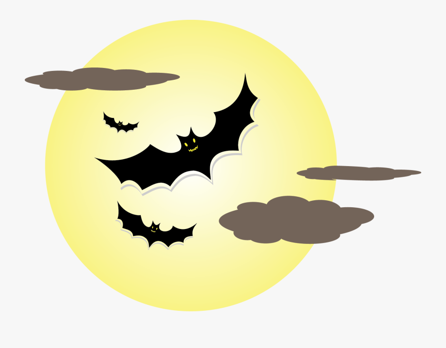 Halloween Full Moon Clipart Clipartfest - Full Moon Png Cartoon, Transparent Clipart