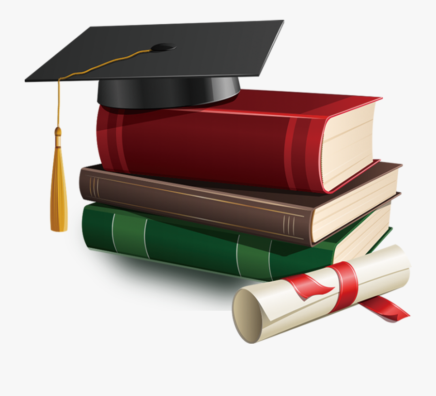 Graduation Ceremony Square Academic Cap Diploma Clip - Graduation Cap And Book, Transparent Clipart