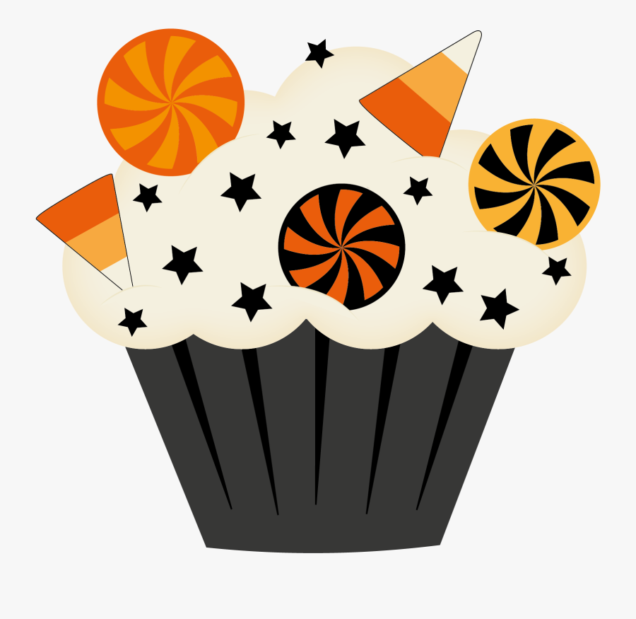 Halloween Cupcake Clip Art - Red White Blue Fireworks Vector, Transparent Clipart