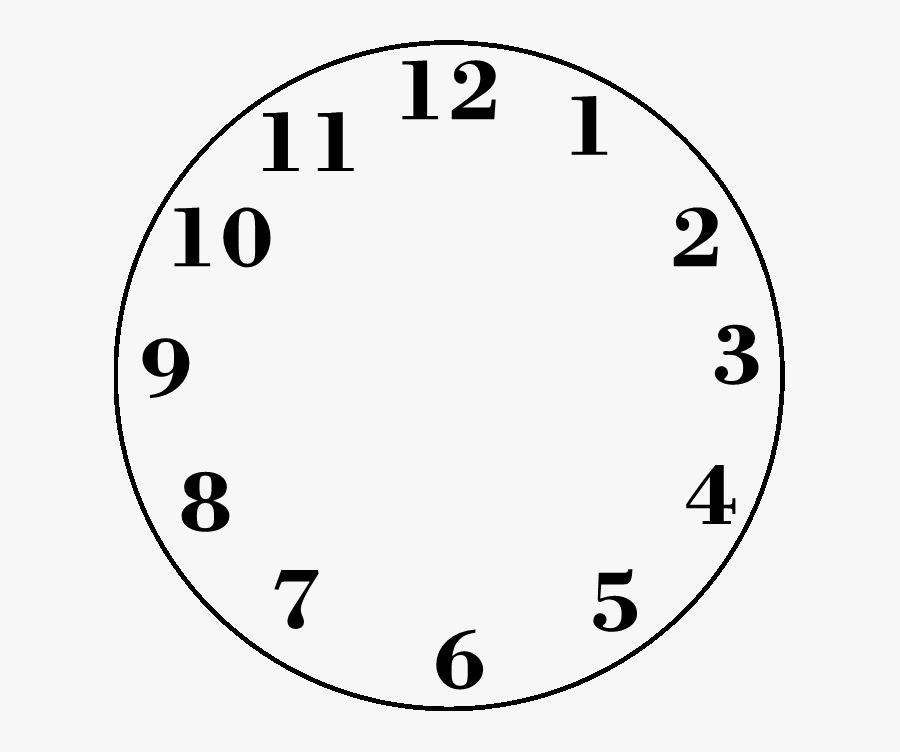 Blank - Digital - Clock - Clipart - Blank Clock Clipart, Transparent Clipart