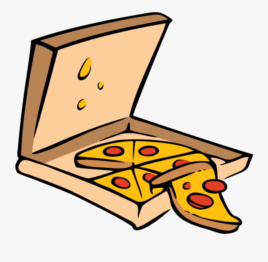 Pizza Slice Clip Art Png - Pizza Cartoon Transparent Background, Transparent Clipart