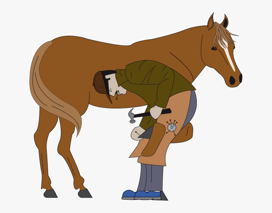 Horse Clipart Free Graphics Of Horses And Ponies - Shoeing A Horse Clipart, Transparent Clipart