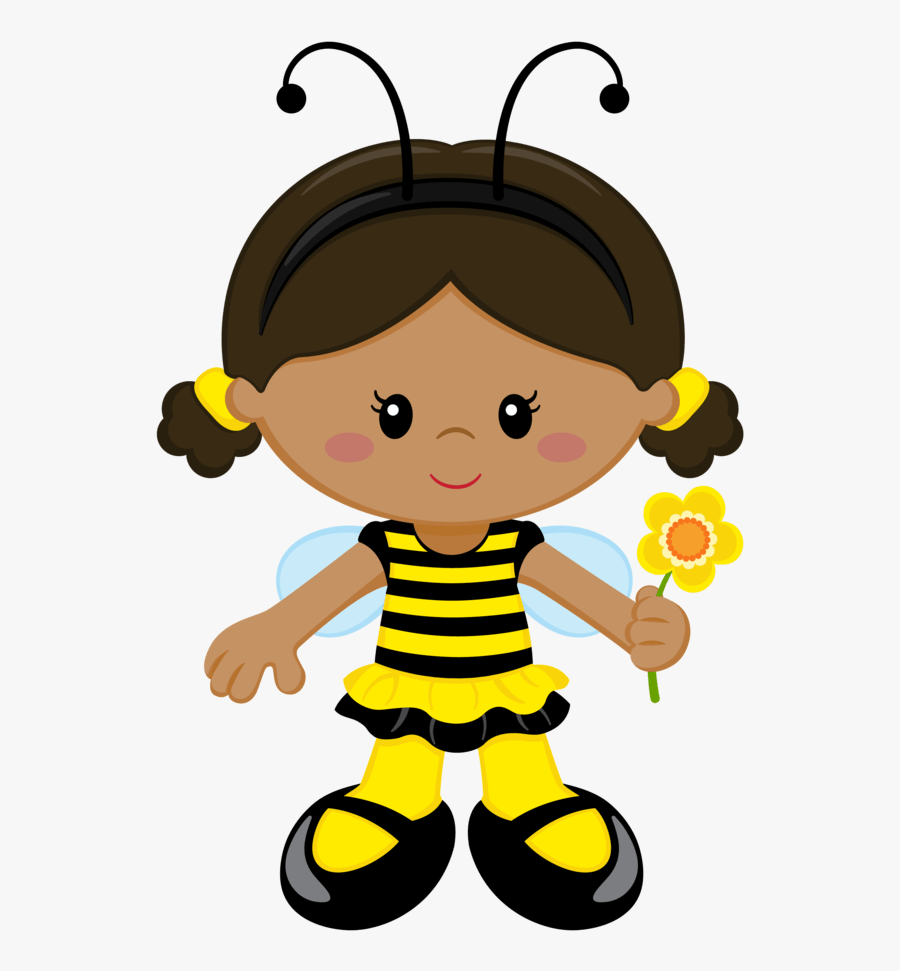 Bumble Bee Girl Clip Art - Bee Girl Clipart, Transparent Clipart