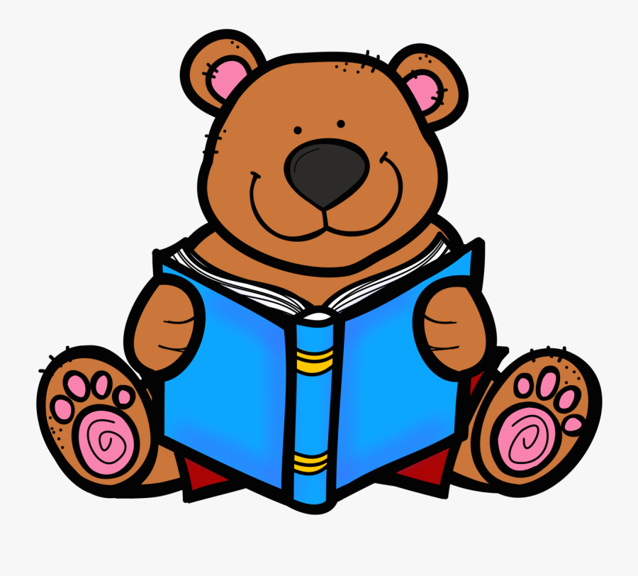 Animals Reading Cliparts Free Download Clip Art - Stuffed Animal Reading Clipart, Transparent Clipart