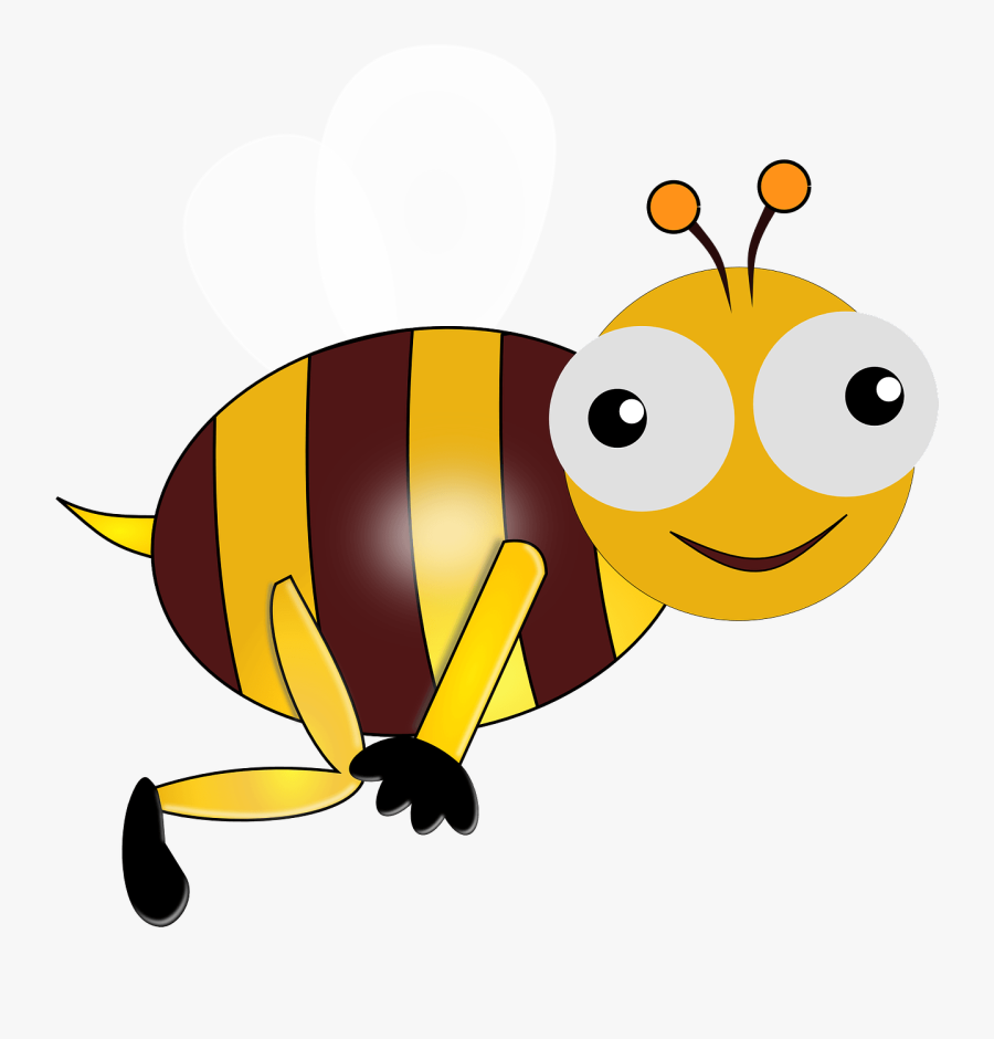Bumble Bee Clipart - Animated Bees, Transparent Clipart
