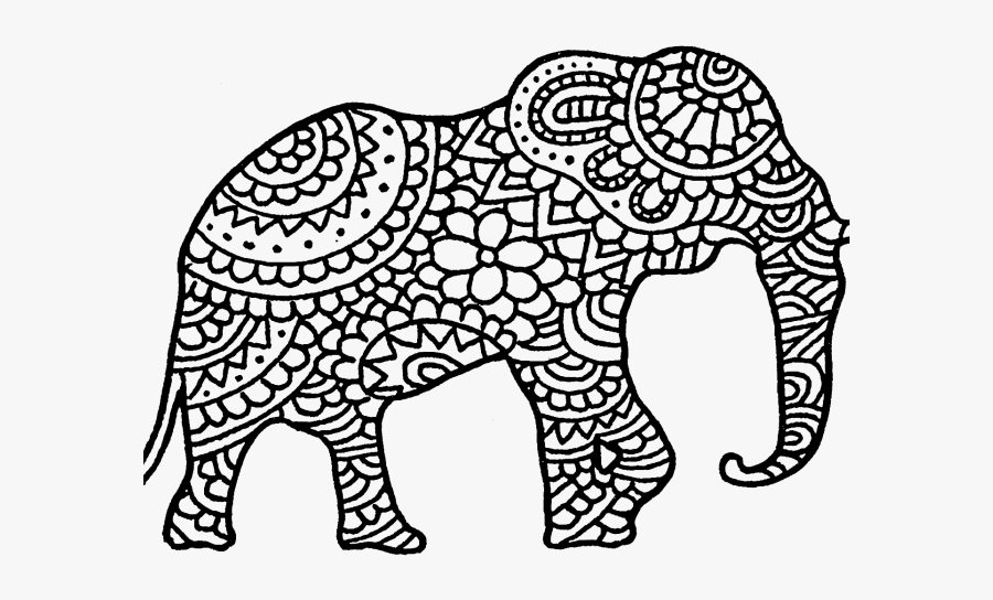 Bohemian Elephant Transparent, Transparent Clipart