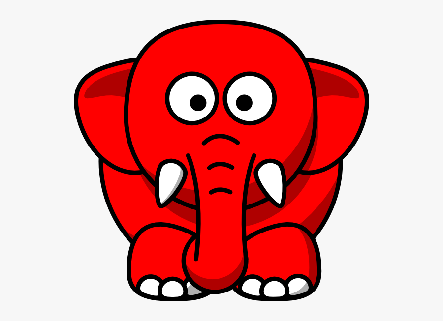 Cartoon Elephant Clipart, Transparent Clipart