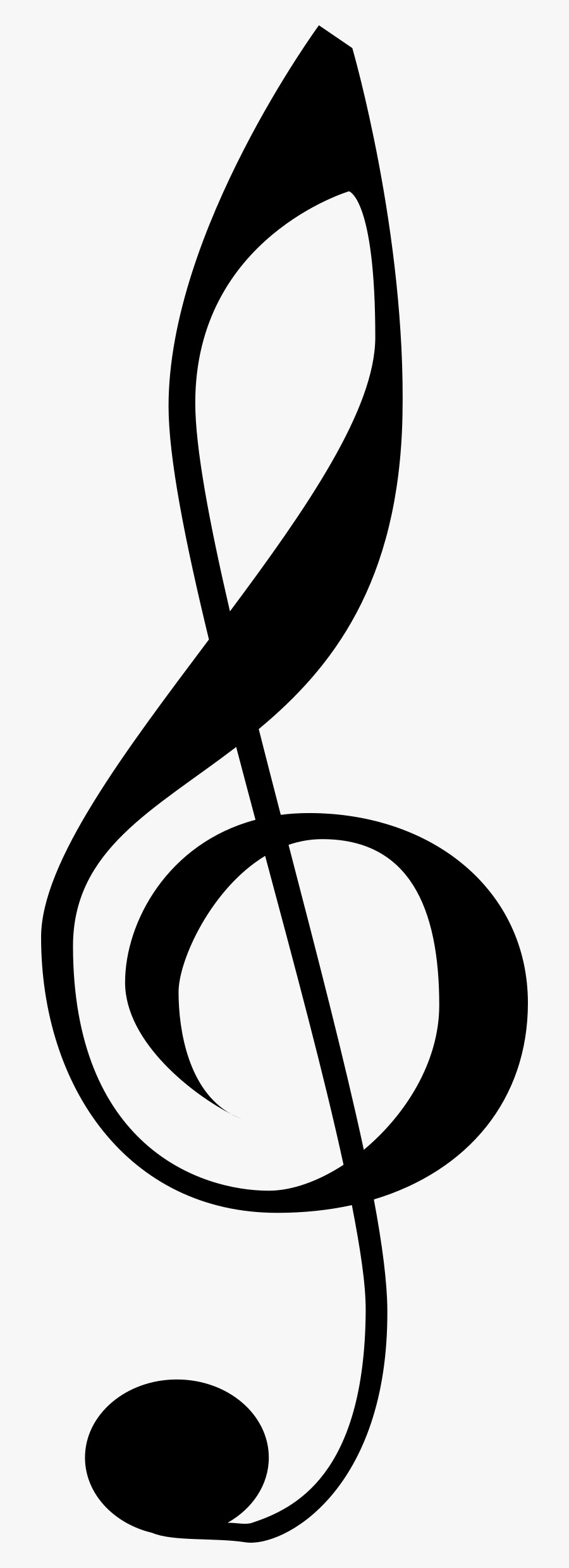 Treble Free Download Best - Treble Clef Clip Art, Transparent Clipart