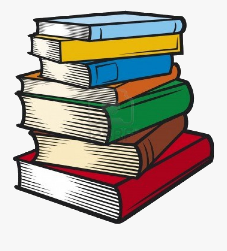 Book Stack Of Books Clip Art Transparent Png - Pile Of Books Clip Art, Transparent Clipart