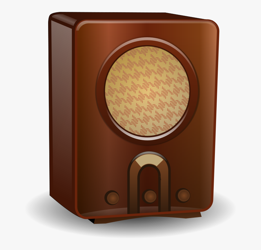Old Style Radio Clipart, Transparent Clipart