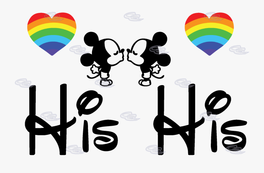 Rainbow Clipart Mickey Mouse - Mr & Mrs Mouse, Transparent Clipart