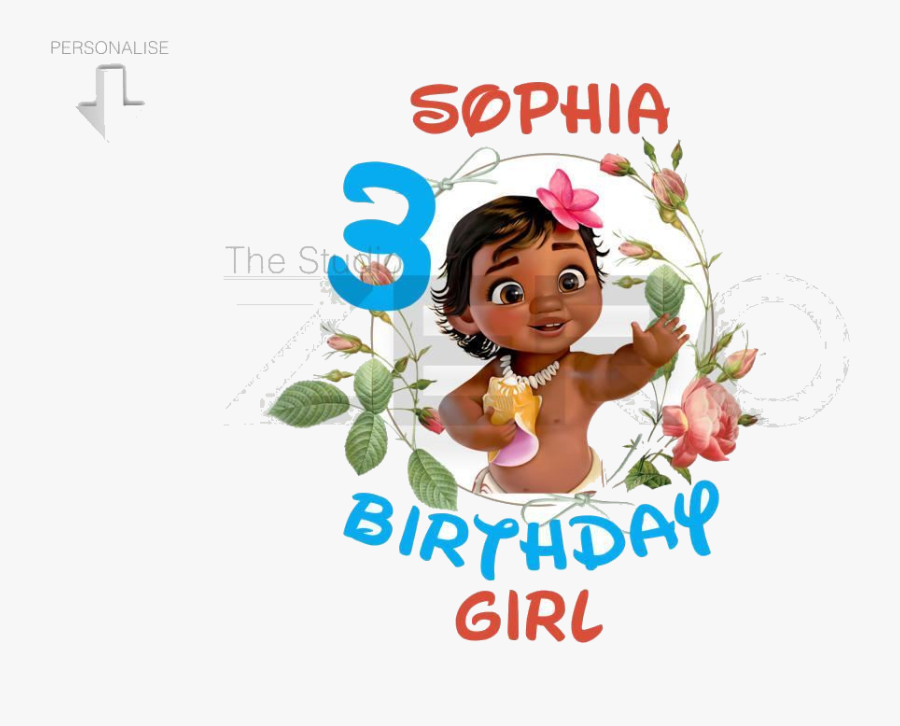 Moana Baby Clipart Transparent Png - Baby Moana Clipart Png, Transparent Clipart