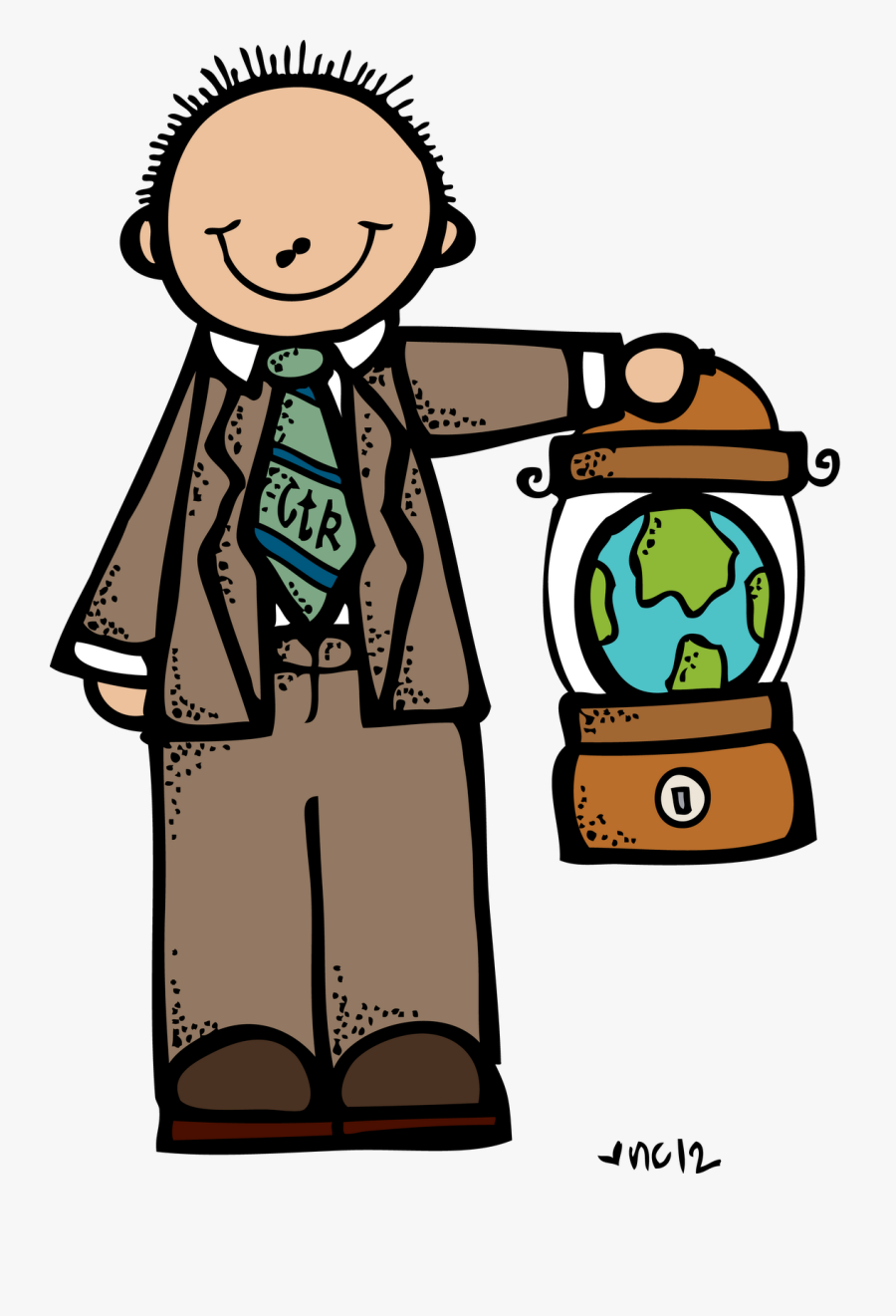 Melonheadz Lds Illustrating - Lds Missionary Boy Coloring Page, Transparent Clipart