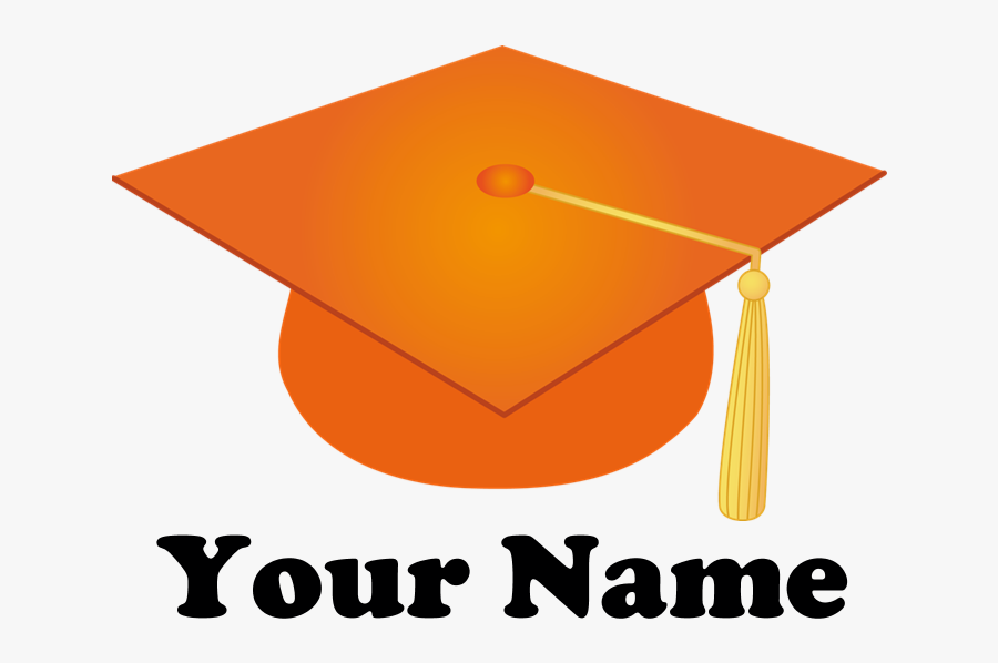 Graduation Cap Picture - Orange Graduation Cap Clipart, Transparent Clipart