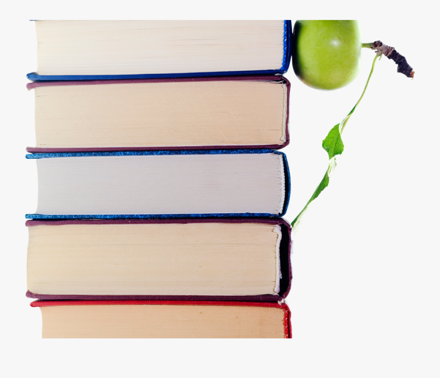 Stack Of Books Clipart Apple - Books Top View Png, Transparent Clipart