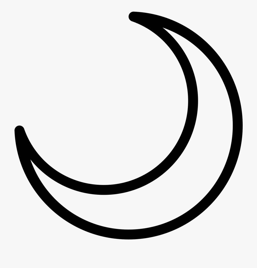 Clip Art Free Star Banner Techflourish - Transparent Crescent Moon, Transparent Clipart