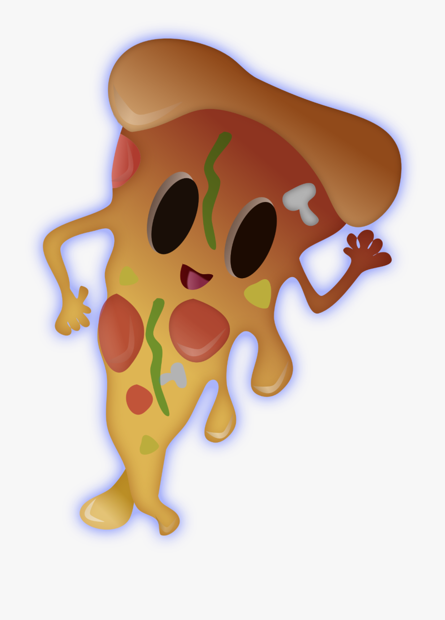 Clip Art Dancing Pizza - Pizza, Transparent Clipart