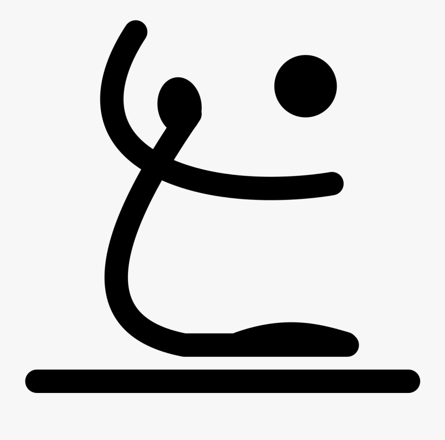 File - Volleyball - Paralympic Pictogram - Svg - Wikimedia - Sitting Volleyball Clipart, Transparent Clipart