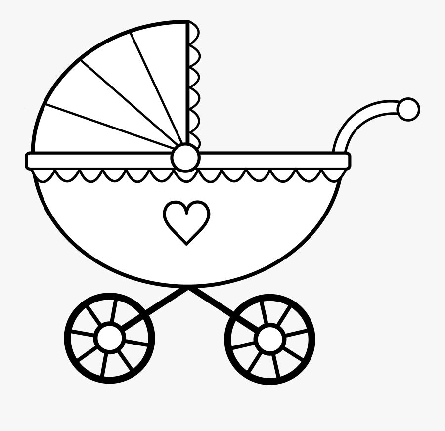Black And White Printables For Babies Lt Html - Baby Stroller Clipart, Transparent Clipart