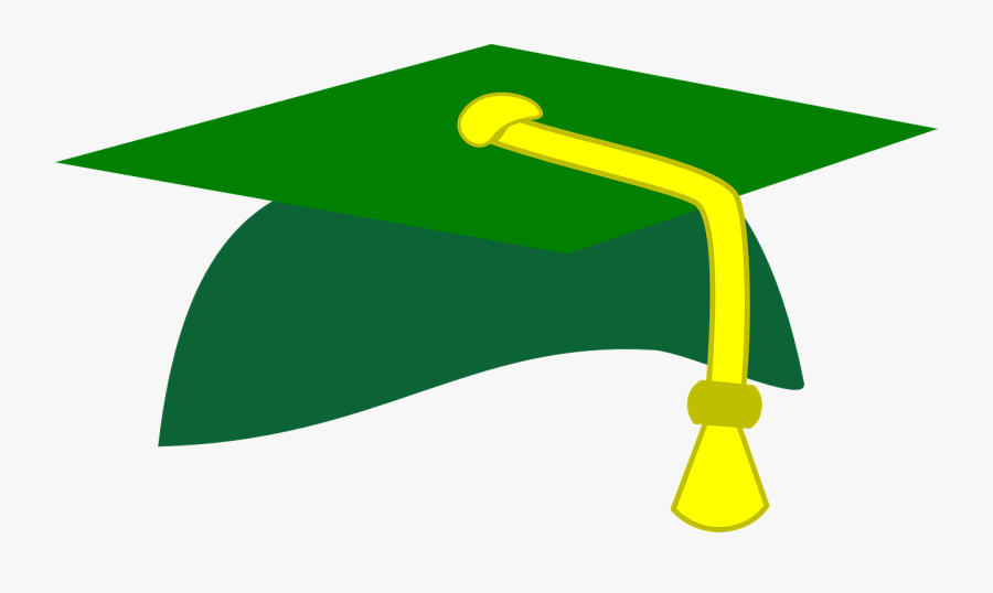 Graduation Cap, Grad, Cap, Student, Graduate, Degree - Green Graduation Cap Png, Transparent Clipart