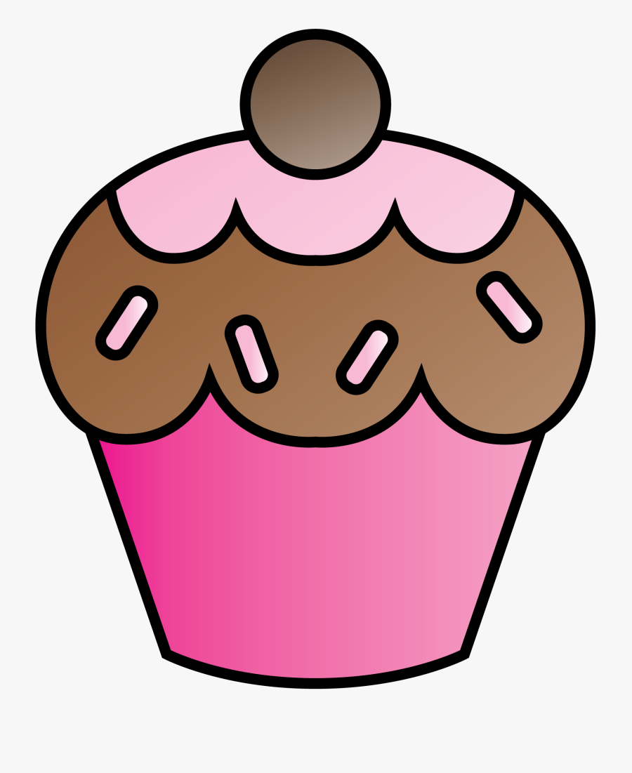 Cupcake Art On Clip Art Cupcake And Pink Cupcakes 2 - Pink Cute Cupcake Clipart, Transparent Clipart