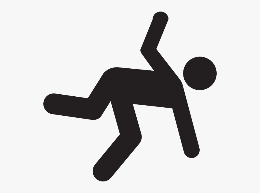 Fallover Man Clip Art At Clker - Person Falling Clipart, Transparent Clipart