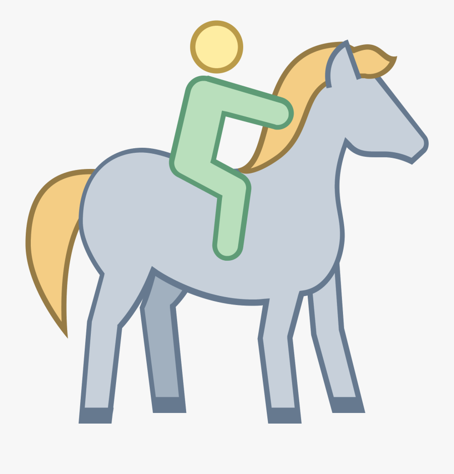 Horseback Riding Icon Free Download Png And - Portable Network Graphics, Transparent Clipart